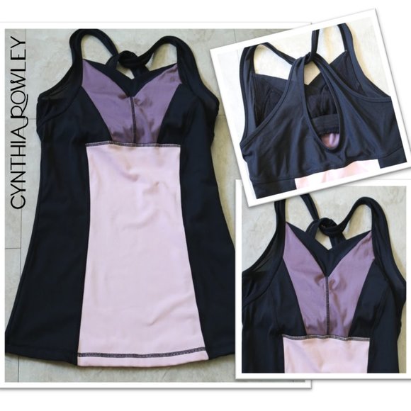 3/$15 Anthropologie | Cynthia Rowley Color block Cross-back Padded Tank - Size S - Picture 15 of 16